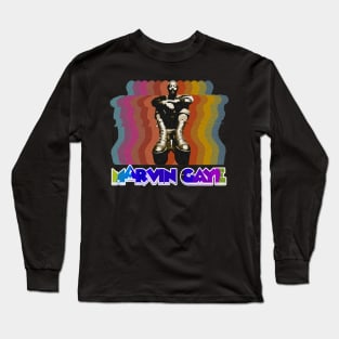 Marvin Gaye Retro Style Long Sleeve T-Shirt